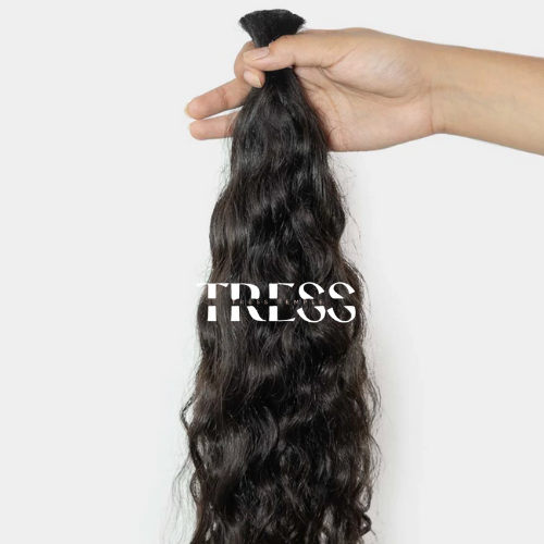 Natural Raw Wavy | Bulk Braiding | Indian Hair - Unprocessed