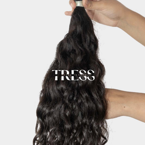 Natural Raw Wavy | Bulk Braiding | Indian Hair - Unprocessed